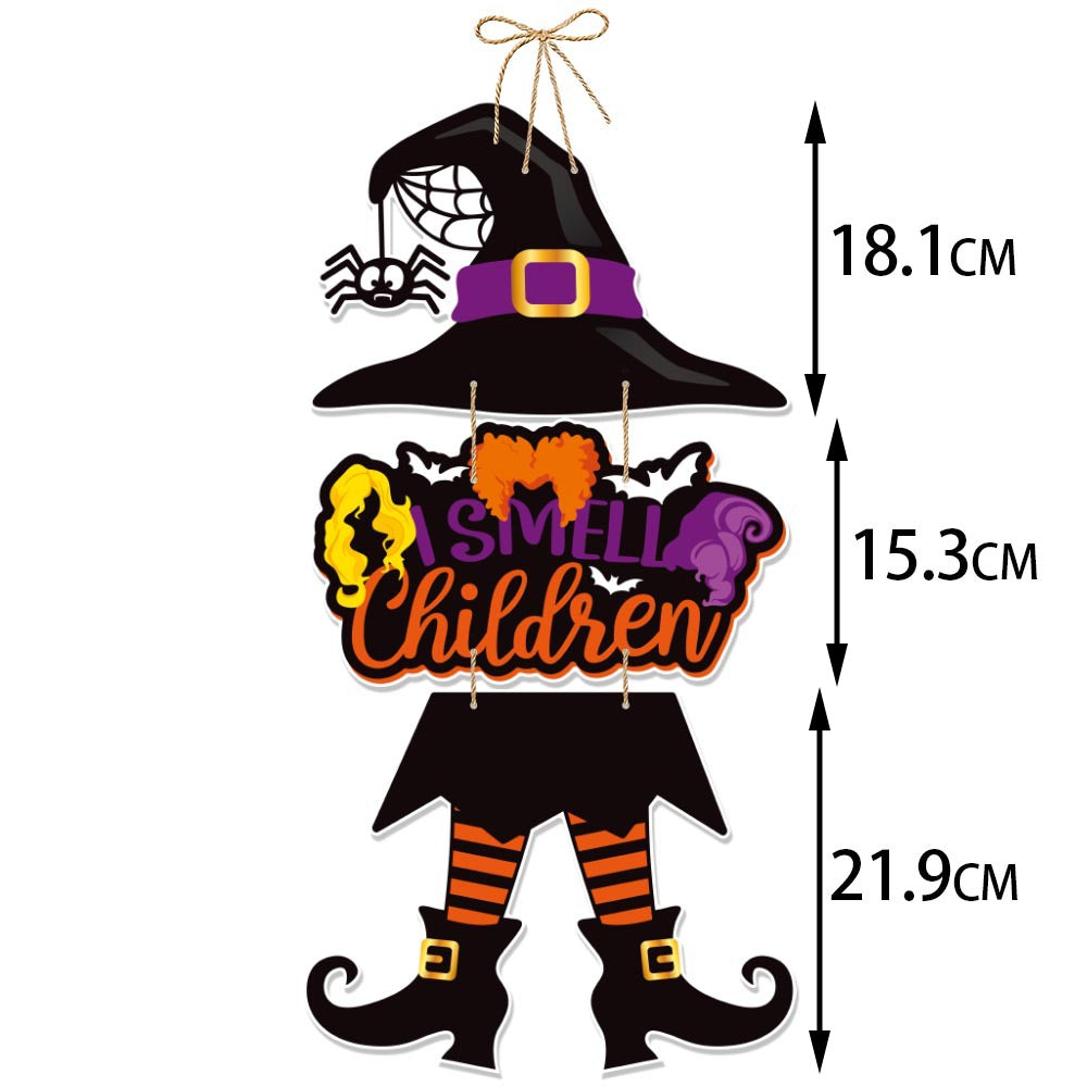 Wholesale 5pcs/pack door decoration pumpkin bat hanging ornaments